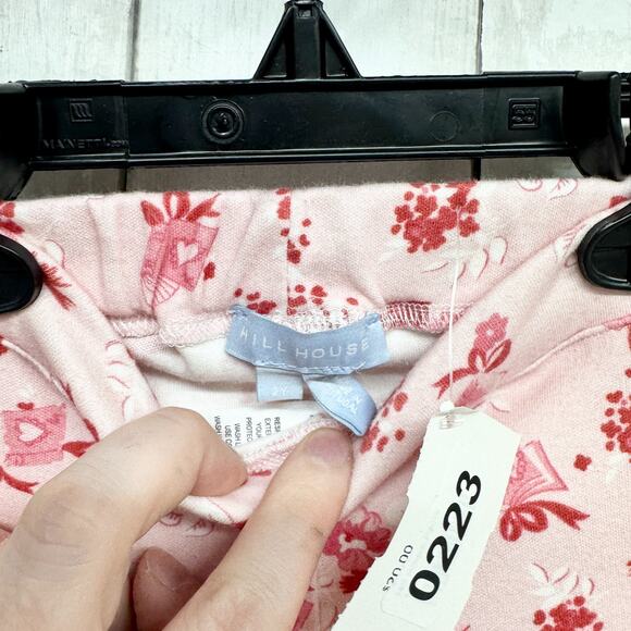 Hill House Pants Kids Size 2Y The Tiny PJ Pants Love Letters Valentine Pink NWOT - Picture 3 of 4